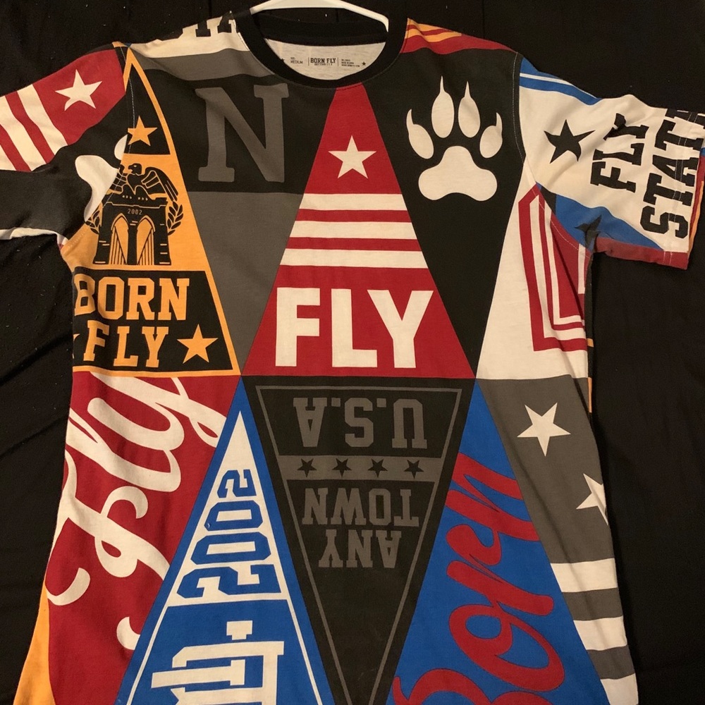 Born fly t shirt